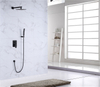 Shower Black Multi Function Matte Bathroom Bath Mixer Faucet Matt Systems Modern Shower Room System