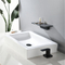 Bathroom Basin Mixer Waterfall Faucet Deck Mount Taps Mixers Washbasin Spout Tall Faucets Black Wall Mount Tap