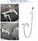 Bathrooms Floor Mounted Clawfoot Freestanding Bathtub Brass Faucet&Tap