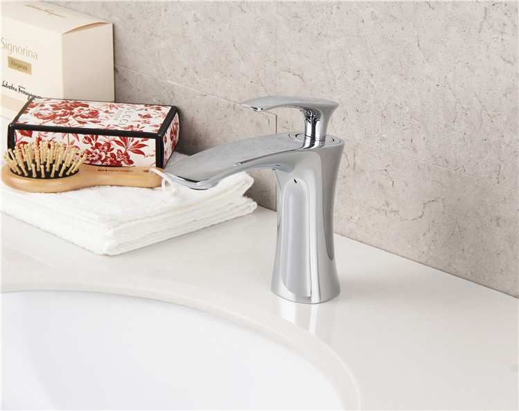 Professional factory taps and mixers wash mixer tap basin faucet curved sanitary on sale