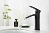 Deck Mounted Single Lever Hot And Cold Water Bathroom Mixer Tap Soft Water Basin Sink Faucet