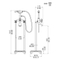 Luxury Floor Mount Bathtub Faucet, Tub Free Standing Bath Tap