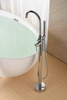 Shower System With Tub Spout Brimix Standing Mixer Bathtub Spouts Diverter Modren Flooring Tap Bathroom Faucet Flexible Hose