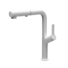 Elegant White Stainless Steel 304 Pull Out Kitchen Sink Tap White Kitchen Faucet