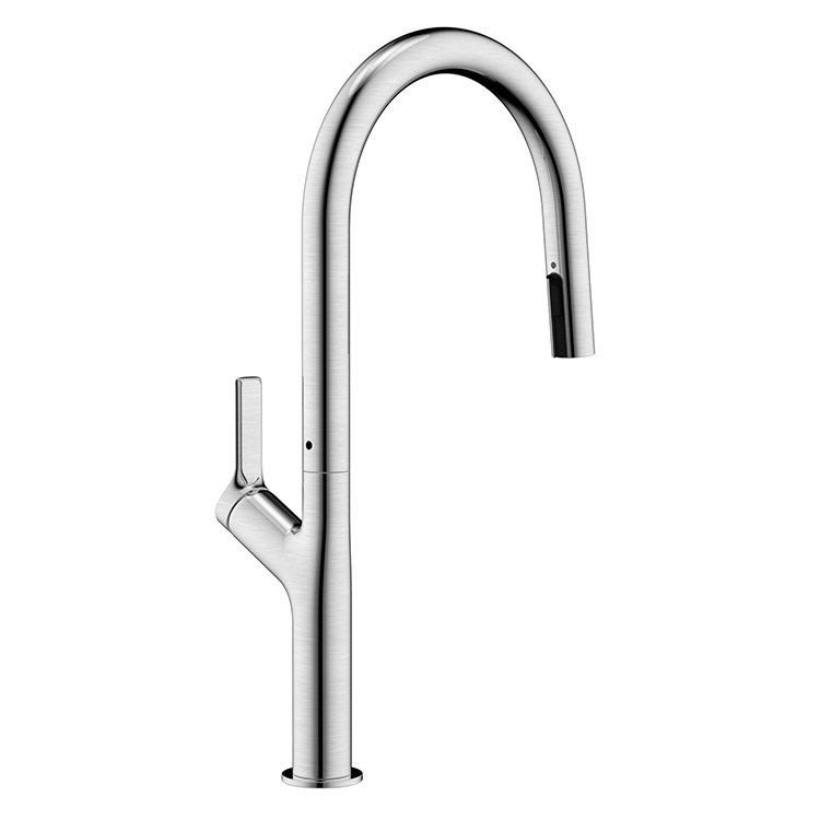 304 Stainless Steel Water Faucet Brushed Nickel Kitchen Faucet Pull Down Kitchen Faucet with Pull Down Sprayer