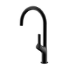 304 Stainless Steel Kitchen Faucet Matte Black 360 Degree Rotation Faucets Hot And Cold Water Kitchen Taps
