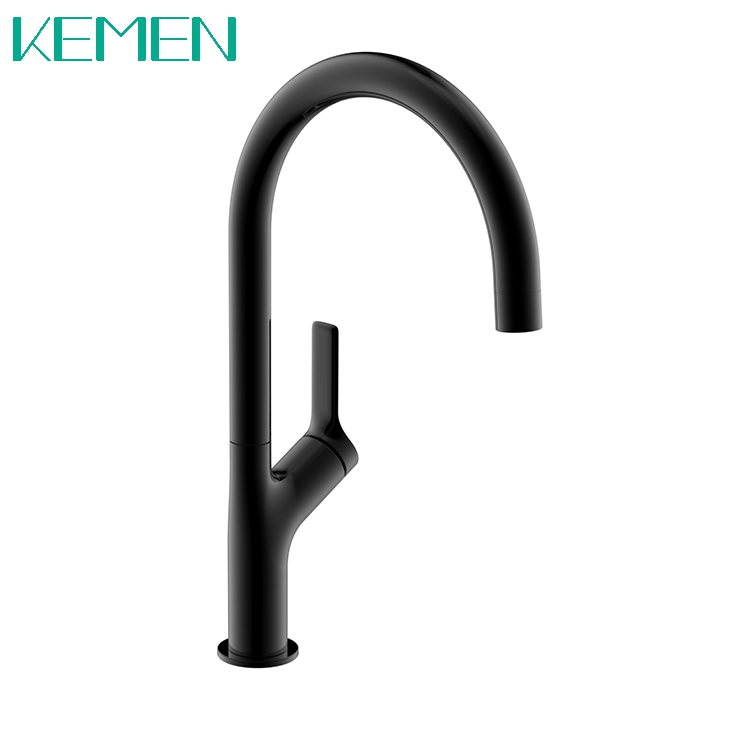 Elegant Matte Black Faucet 304 Stainless Steel Kitchen Taps Hot And Cold Water Kitchen Faucet Mixer