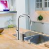 2021 New Design Single Handle Kitchen Mixer Taps Hot And Cold Water Faucet SS Kitchen Pull Down Faucet