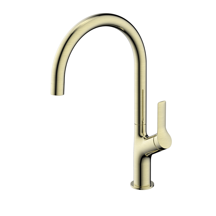 New Product 304 Stainless Steel Kitchen Taps Brushed Gold Faucet Series Faucet Mixer