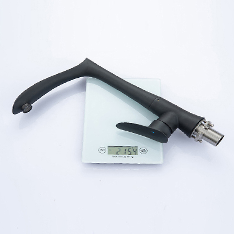 Modern Single Hole Deck Mounted Single Handle SUS 304 Kitchen Sink Mixer Hot Cold Water Kitchen Faucet