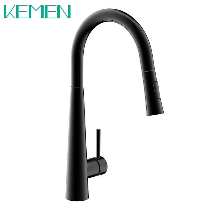 Kitchen Faucet 304 Stainless Steel Hot And Cold Water Mixer Tap Flexible Hose For Kitchen Faucet Black