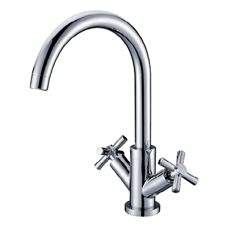 Cross Handles Basin Mixer DF-03013