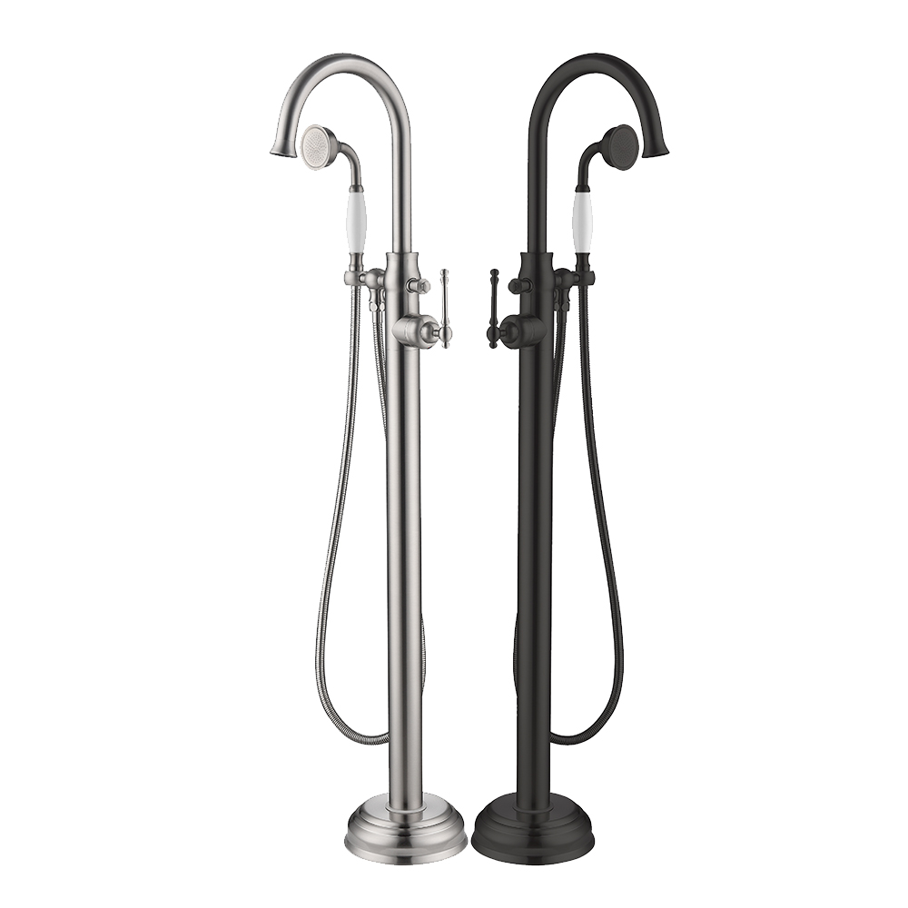 Freestanding Bathtub Faucet 304 Stainless Steel Bathtub Mixer
