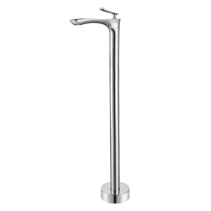 Floor Standing Faucet Mixer for Freestanding Bathtub Basin DF-02047-2
