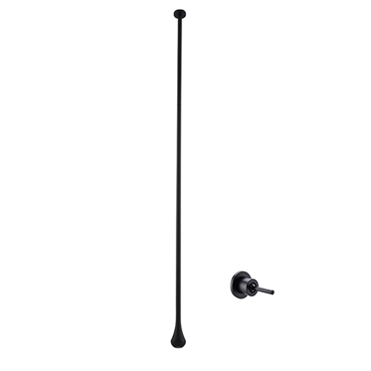 Matt Black Wash Basin Faucet Wall Mounted Faucet Handle Ceiling Faucet