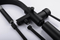 Modern Design Single Handle Floor Free Stand Black Bathtub Faucet Matte Black Bath Shower Faucet With Hand Shower