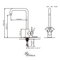 Sus 304 Single Lever Hot And Cold Mixer Tap Sink Kitchen Faucet Torneira Inox