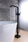 Freestanding Bathtub Faucet Black Floor Stand Bathtub Shower Faucets With Handheld Sprayer