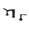 Deck Mounted 3Pcs Bathtub Faucet Set Basin Mixer Tap Bathroom Faucet 4 Color Options Hot And Cold Water