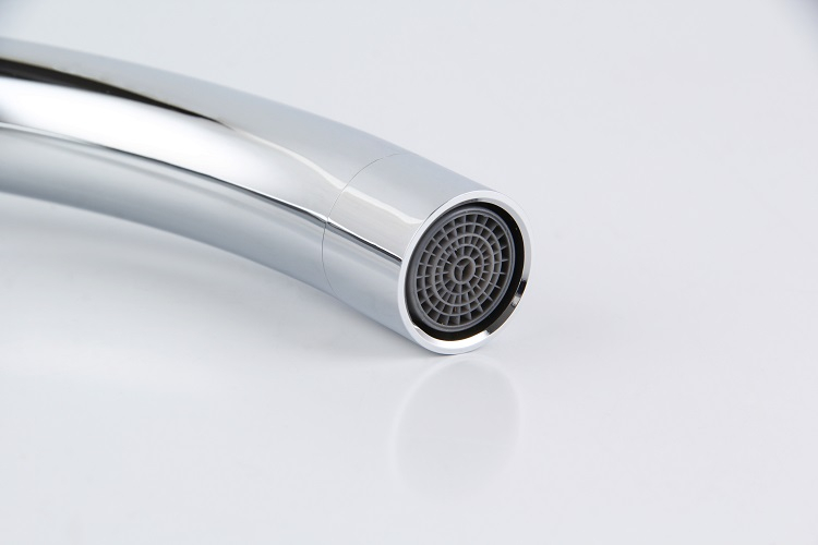 Moden Chrome Polished Single Handle Kitchen Taps Faucet Brass Kitchen Sink Tap Faucet Torneira Pia Cozinha Misturado