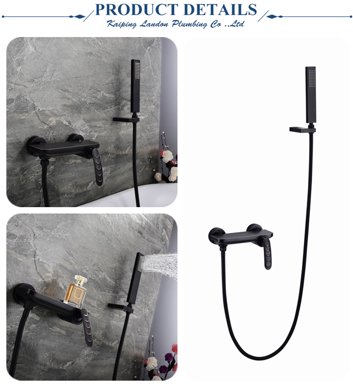 Bathrooms Floor Mounted Clawfoot Freestanding Bathtub Brass Faucet&Tap