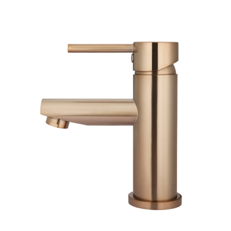 Manufacturer SUS304 Rose Gold Basin Sink Water Faucets Mixers Taps Bathroom