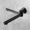 Wall Mounted Concealed Three Function Single Handle Shower Spout Combo For Bath Bathroom Showerhead Black