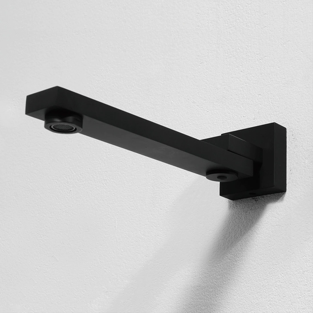 Concealed Square Bathroom Shower Faucet Black Plating Shower Sets For Home