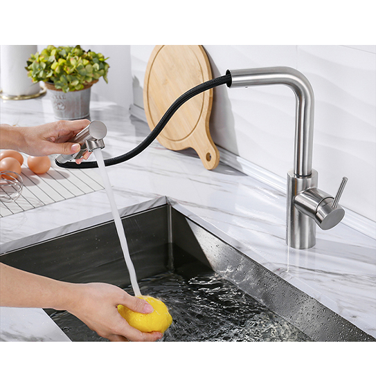 pull down kitchen faucet