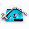 Hot Selling 3 Way Stainless Steel Water Tap Drinking Filter Water Faucet Dual Handle Water Purifier Kitchen Faucets