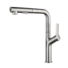 High Quality One Handle Hot Cold Kitchen Faucet 304 Stainless Steel Kitchen Faucet with Side Sprayer