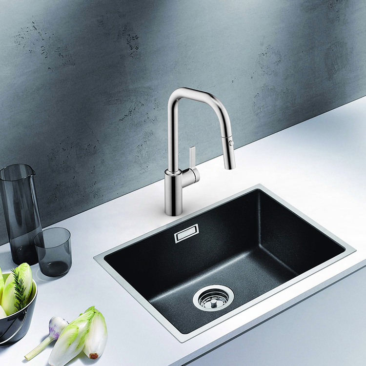 Single Hole Deck Mount Faucet 304 Stainless Steel Kitchen Faucet Pull Down Kitchen Sink Tap