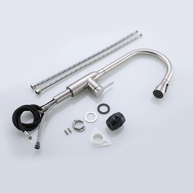 Fashion Faucet Kitchen 304 Pull Down Sprayer Hot And Cold Water Mixer Kitchen Faucet Taps