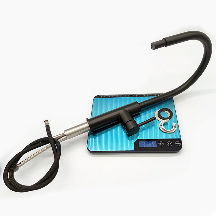 2022 Kitchen Mixer Sink Faucets Stainless Steel 304 Water Tap Modern Matte Black Kitchen Faucet