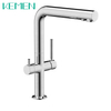 Stainless Steel 304 3-way Filter Water Drinking Water Kitchen Sink Faucet Mixer