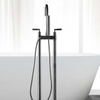 Simple Design Latest Brass Golden and Black Color Bathroom Faucet