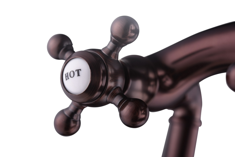 High Brass Quality Simple Design Deck-Mount Roman Thermostatic Bathtub Faucet