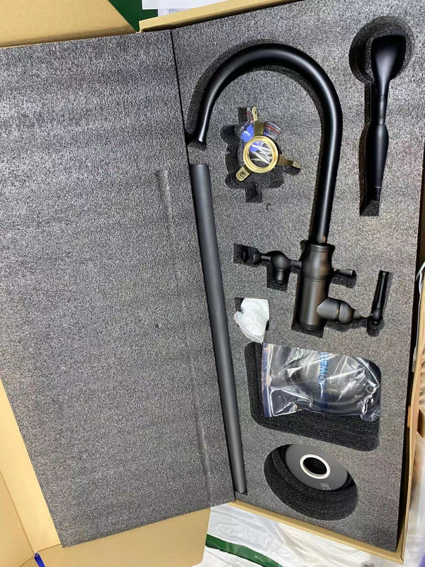  Bathroom Freestanding Bathtub Faucet Thermostatic Brass Chrome Vanity Faucet