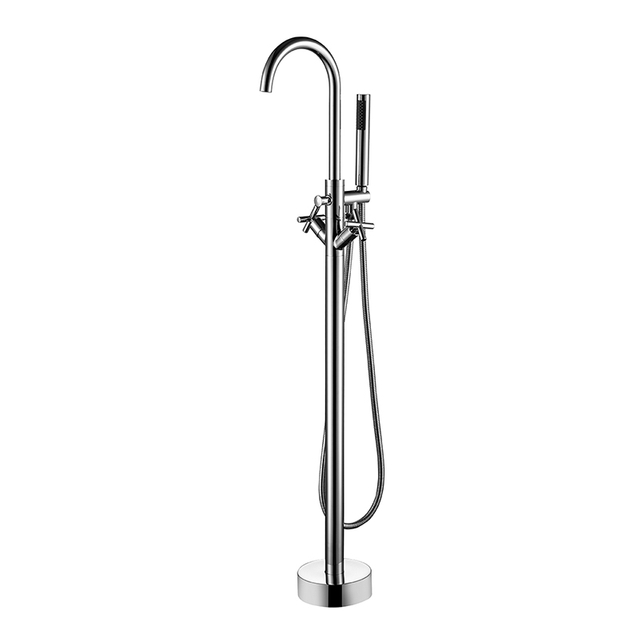 Cross Handles Freestanding Bathtub Faucet DF-02009