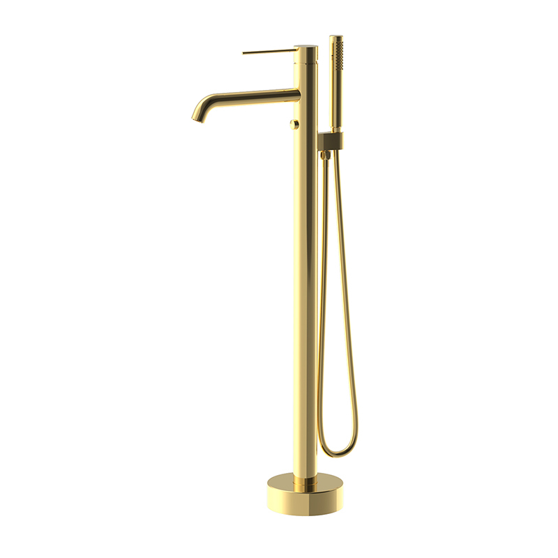 New Arrival Freestanding Bathtub Faucet with Button Diverter DF-02049