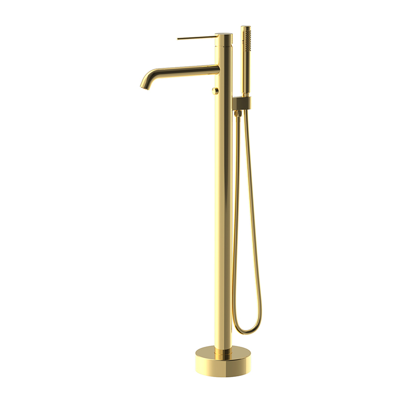 New Arrival Freestanding Bathtub Faucet with Button Diverter DF-02049