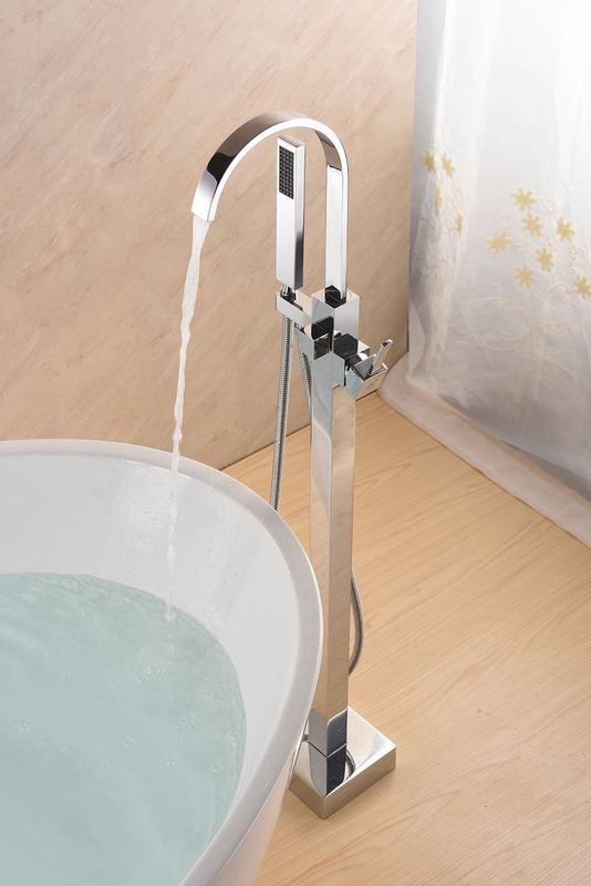 Flat Freestanding Bathtub Faucet DF-02014