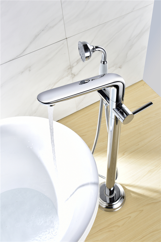 Freestanding Floor Mount Faucet Bathtub Faucet Tub Filler DF-02101